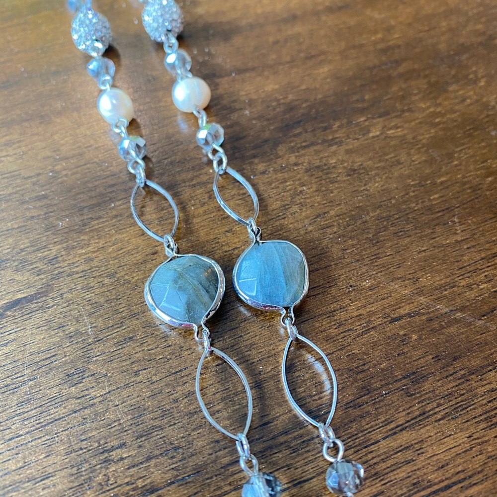 Sweater-length necklace 40”